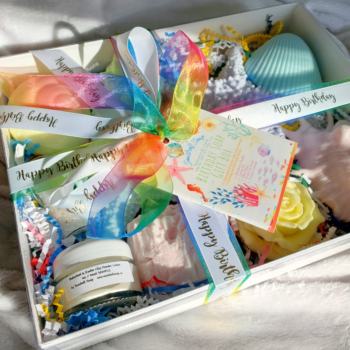 Birthday Soap Gift Box 33 oz / 940 g - 10 Piece Set